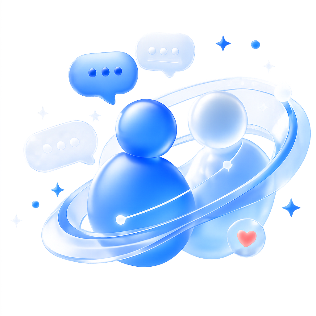 Cozypal AI social agent illustration