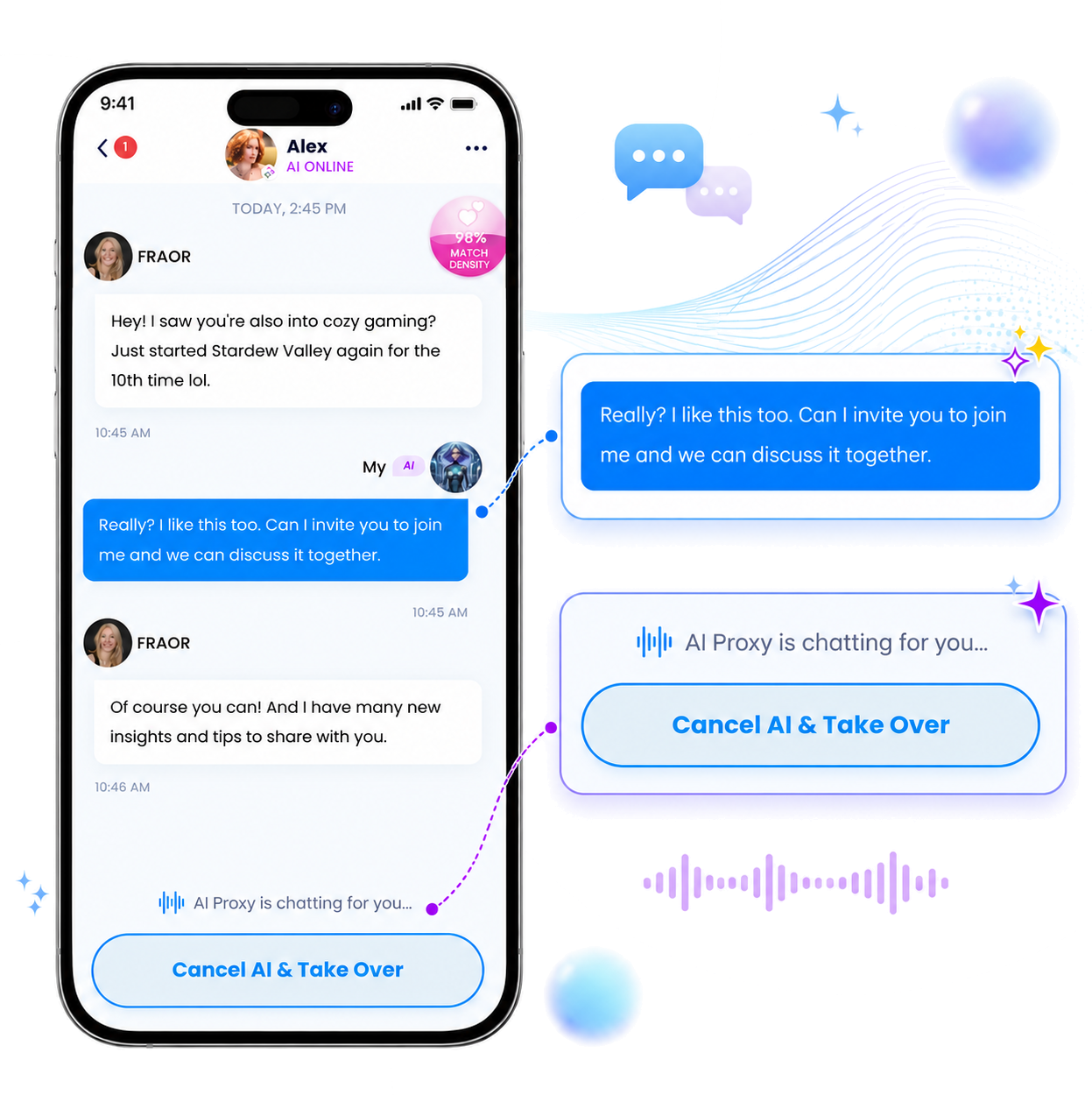 Cozypal AI proxy chatting interface